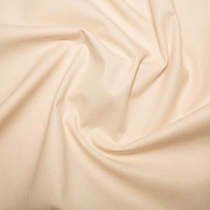 100% Plain Cotton Klona Fabric 135cm/54 inches Wide Cream