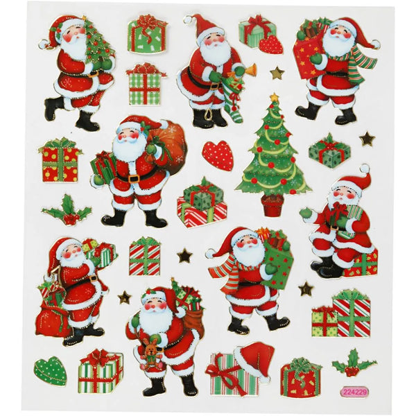Christmas Stickers - traditional design