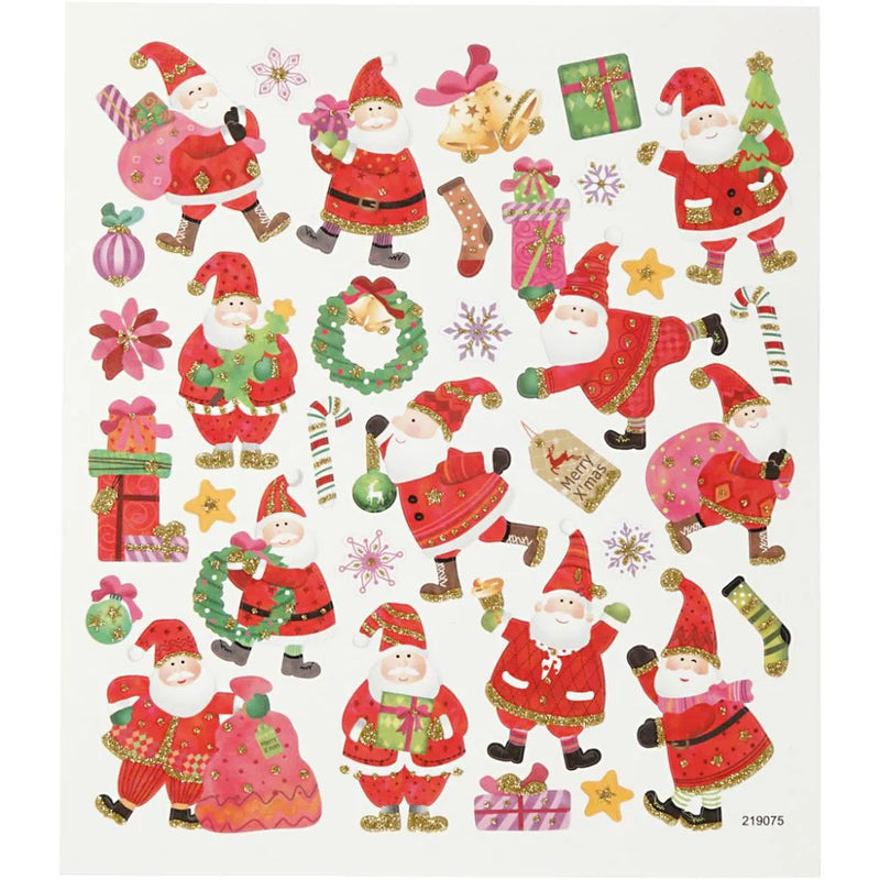 Happy Father Christmas Stickers