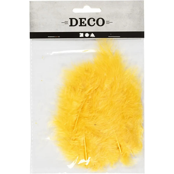 Yellow Down Feathers