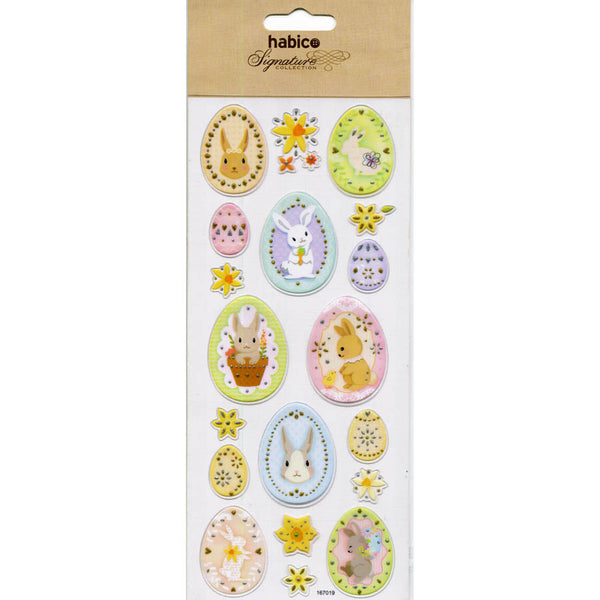 HAPPY EASTER CHICK STICKERS