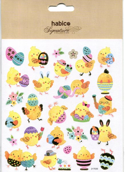 Easter Chicks Foil Stickers