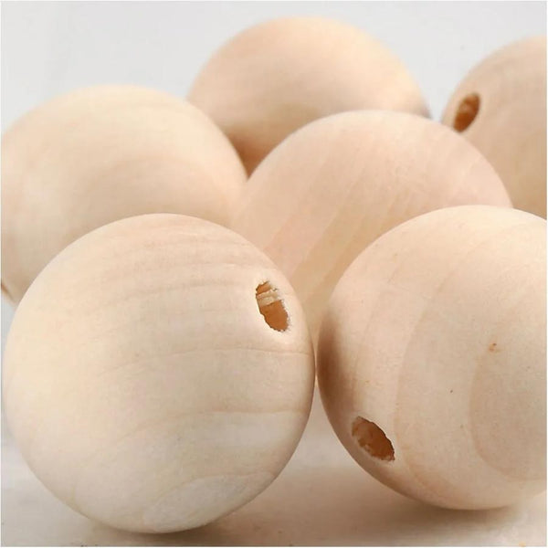 Wooden Beads with Hole