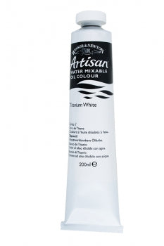 Winsor & Newton Artisan Water Mixable Oil Paint 200ml - zinc white
