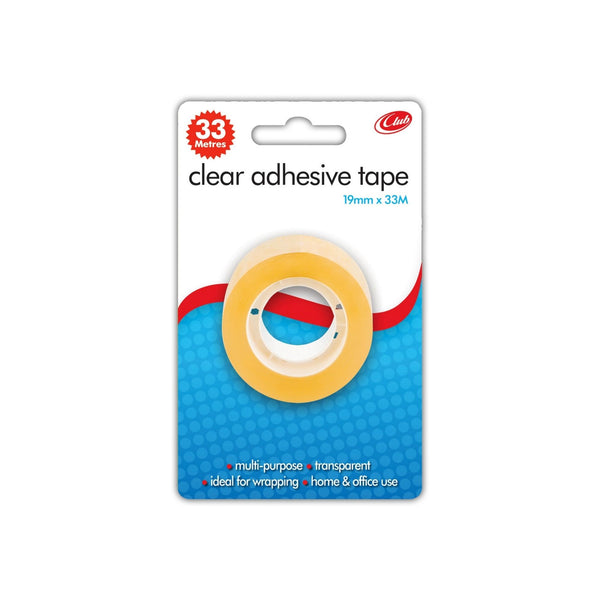Clear Adhesive Tape - 19mm