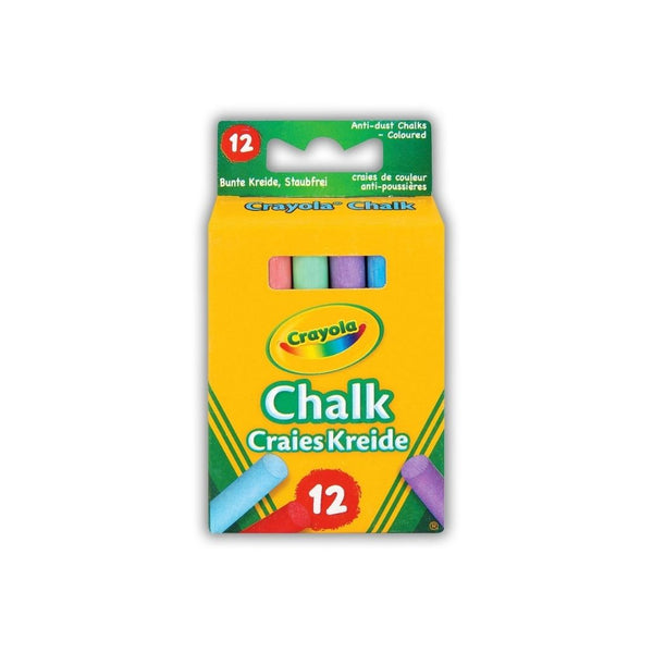 Crayola Anti-Dust Chalks - Coloured