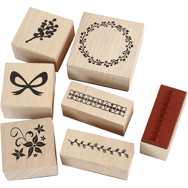 Assorted Rubber Stamps - Sets 5/7