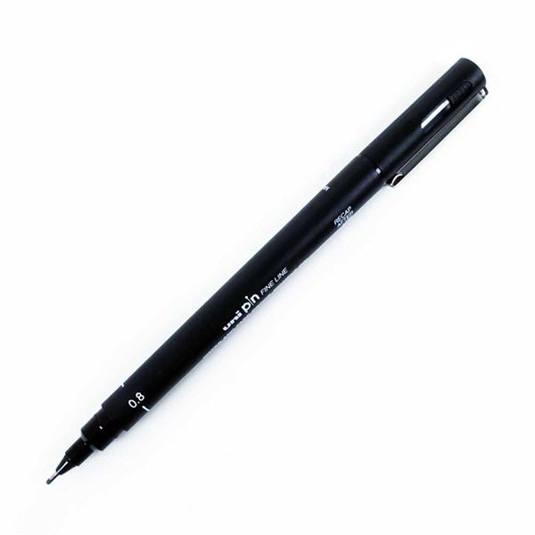 BLACK - Uni Pin Fineliner Pens & Sets