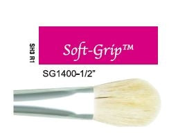 Royal & Langnickel Soft Grip White Nylon Brushes