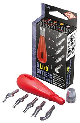 Lino Cutters Assorted - Set 5+ Handle